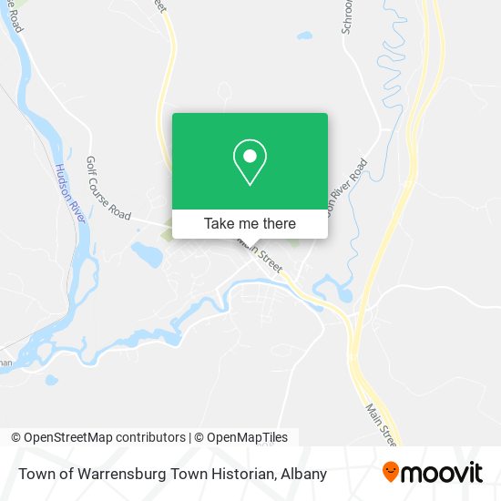 Town of Warrensburg Town Historian map