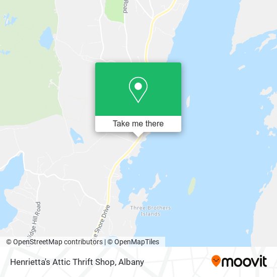 Mapa de Henrietta's Attic Thrift Shop