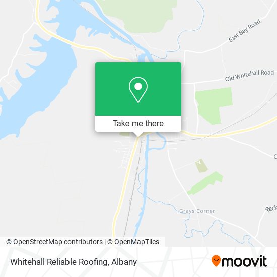 Whitehall Reliable Roofing map