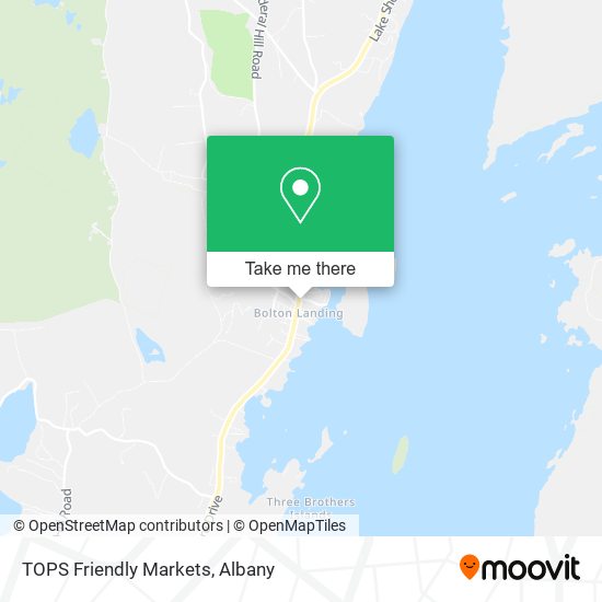 TOPS Friendly Markets map