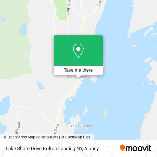 Lake Shore Drive Bolton Landing NY map