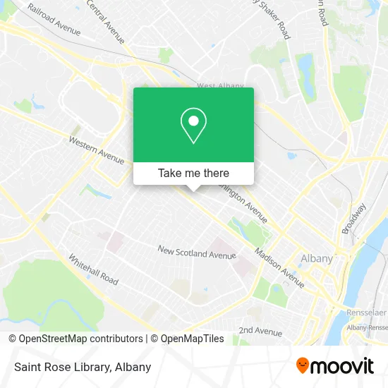 Saint Rose Library map