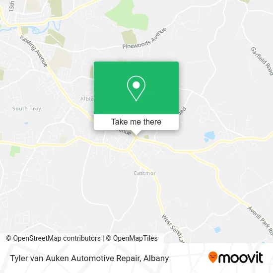 Mapa de Tyler van Auken Automotive Repair