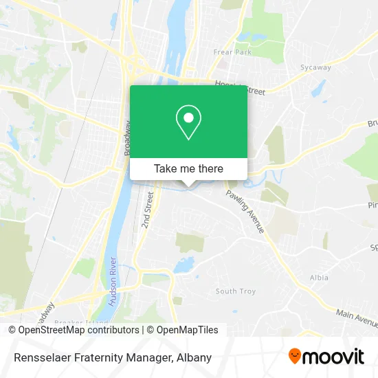 Rensselaer Fraternity Manager map