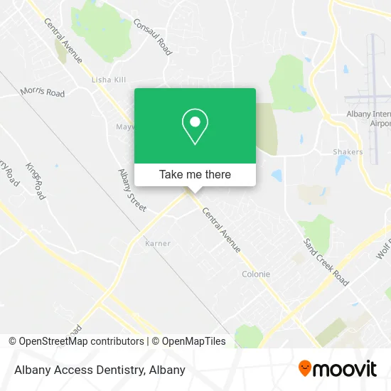 Albany Access Dentistry map