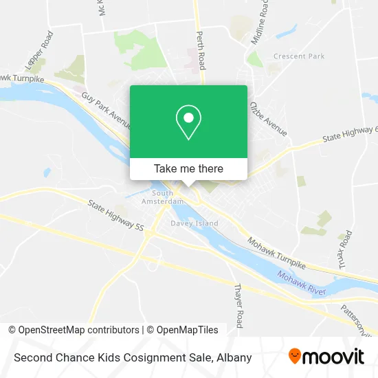 Second Chance Kids Cosignment Sale map