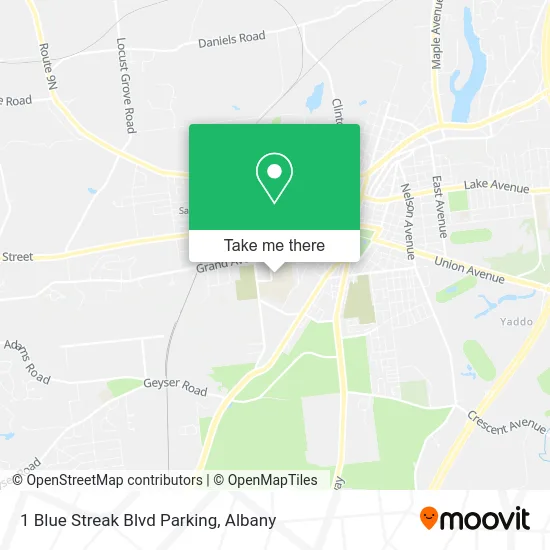 1 Blue Streak Blvd Parking map