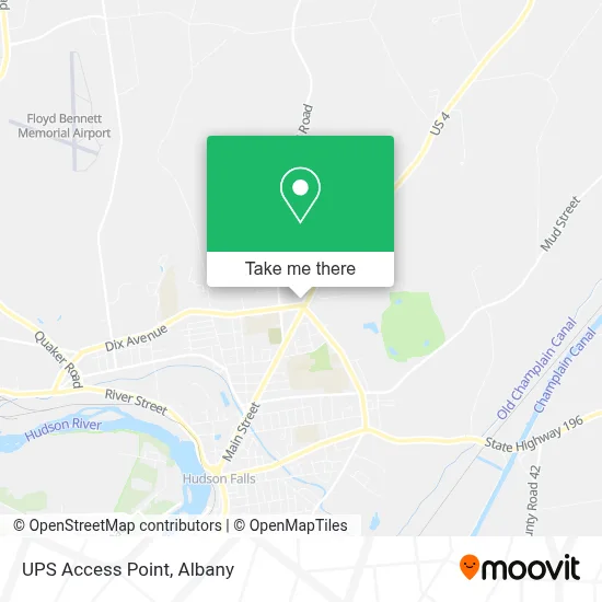 UPS Access Point map
