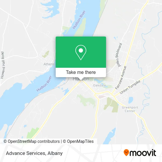 Advance Services map