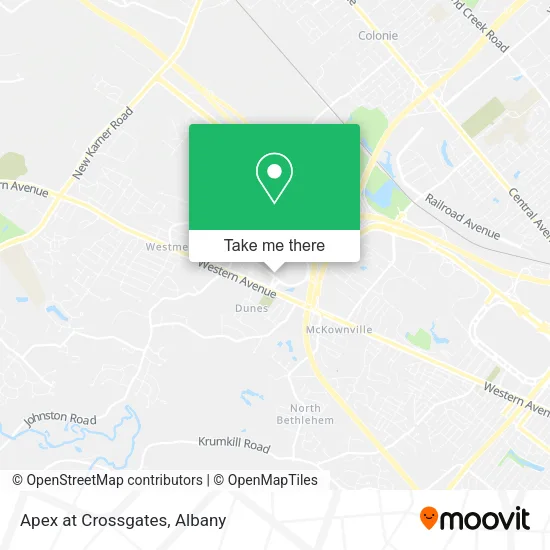 Apex at Crossgates map