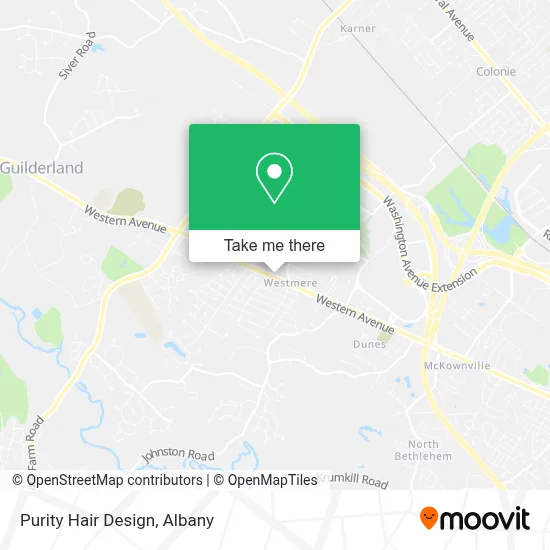 Purity Hair Design map