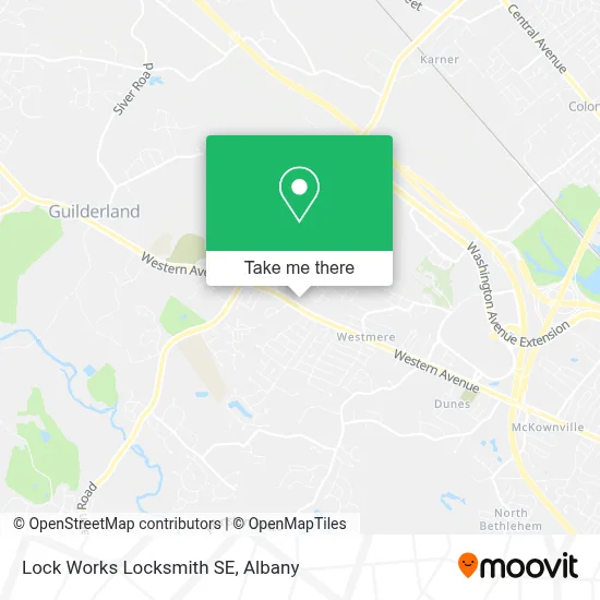 Lock Works Locksmith SE map