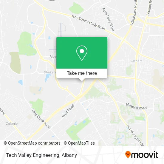 Mapa de Tech Valley Engineering