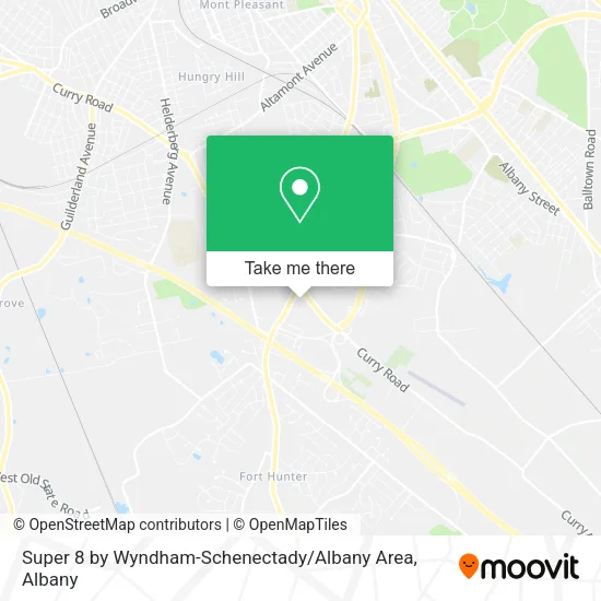 Mapa de Super 8 by Wyndham-Schenectady / Albany Area