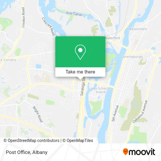 Post Office map