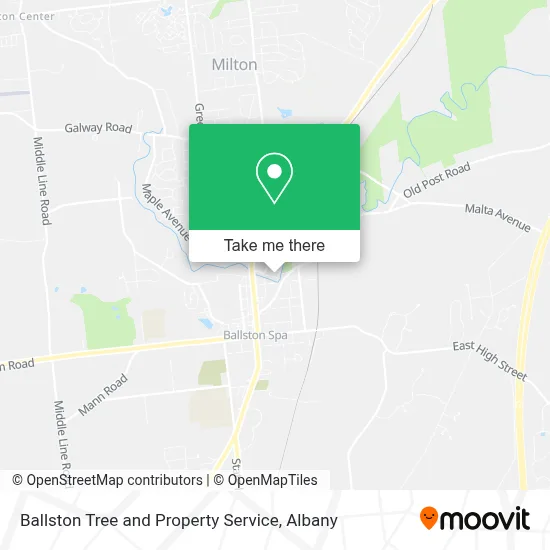 Ballston Tree and Property Service map