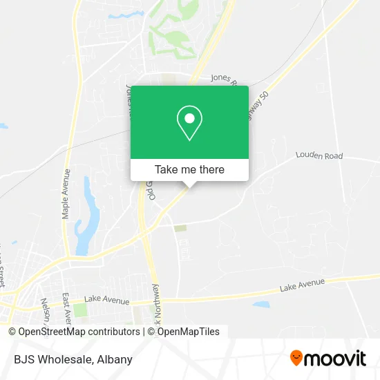 BJS Wholesale map