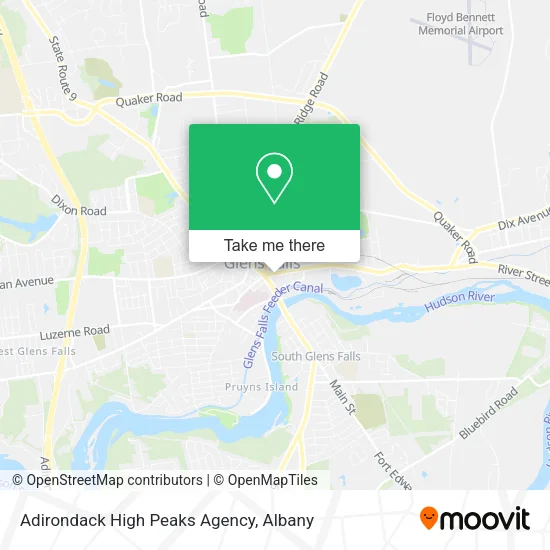Adirondack High Peaks Agency map