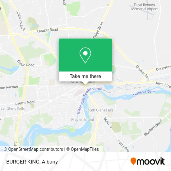 BURGER KING map