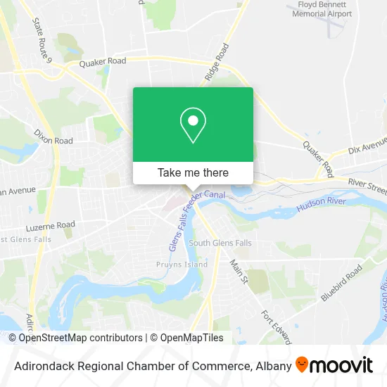 Adirondack Regional Chamber of Commerce map