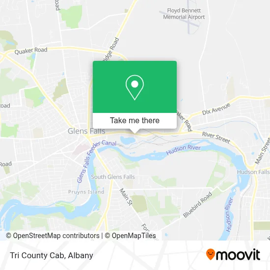 Tri County Cab map