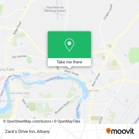 Zack's Drive Inn map