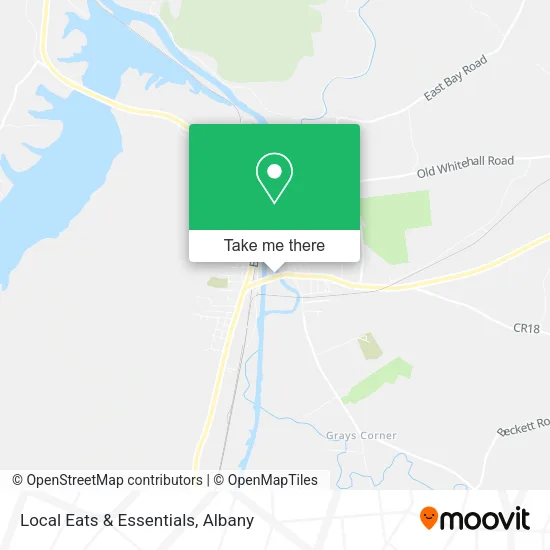 Local Eats & Essentials map