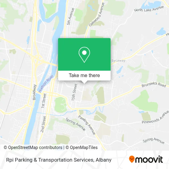 Rpi Parking & Transportation Services map