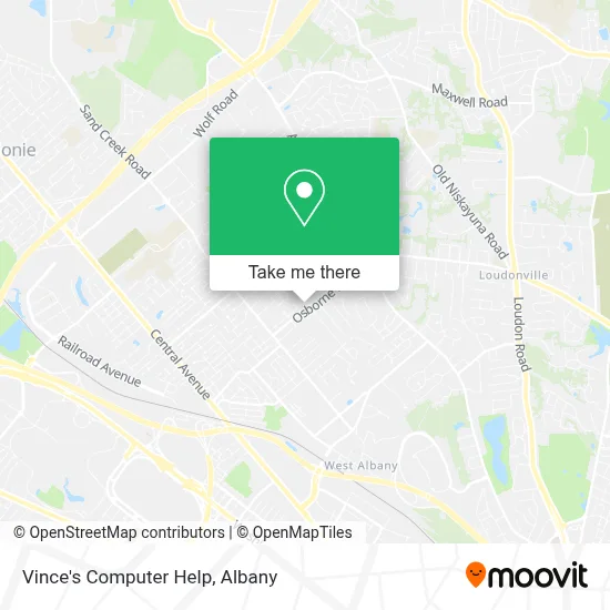 Vince's Computer Help map
