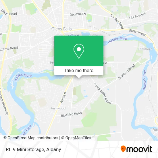 Mapa de Rt. 9 Mini Storage