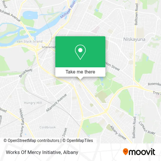 Works Of Mercy Initiative map