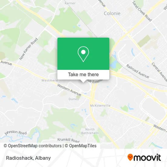 Radioshack map