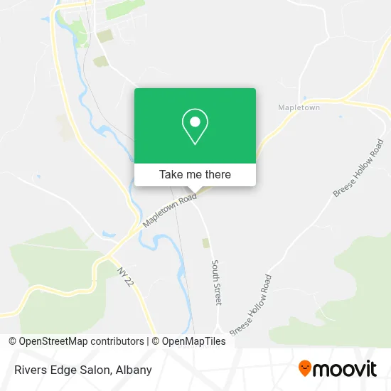 Rivers Edge Salon map