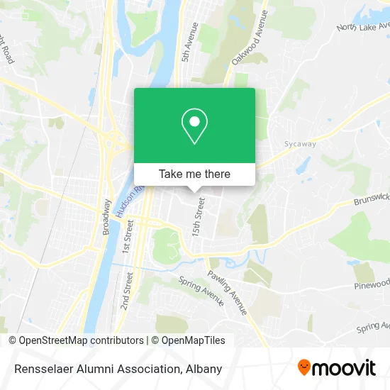 Rensselaer Alumni Association map