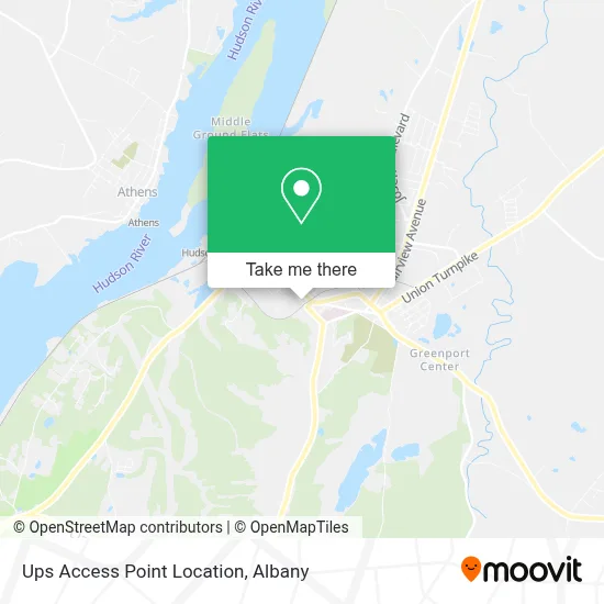 Ups Access Point Location map