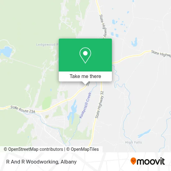 R And R Woodworking map