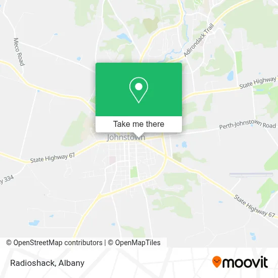 Radioshack map
