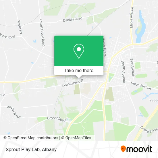 Sprout Play Lab map