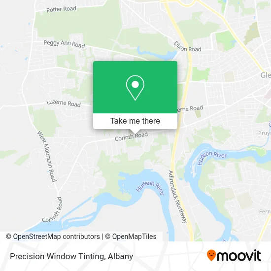 Precision Window Tinting map