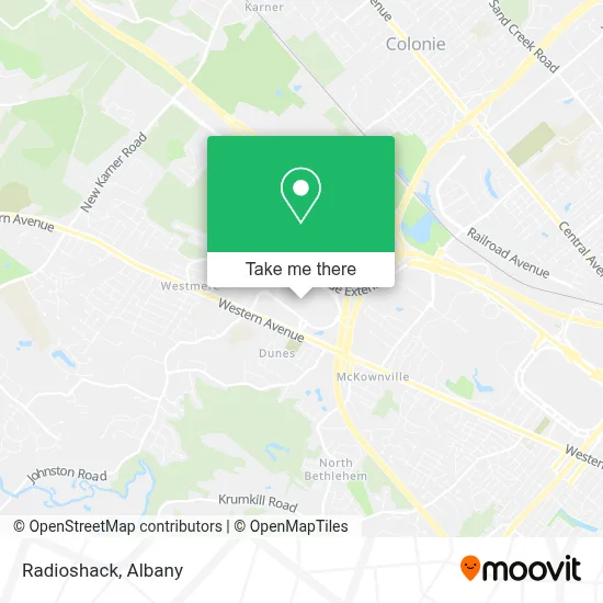 Radioshack map