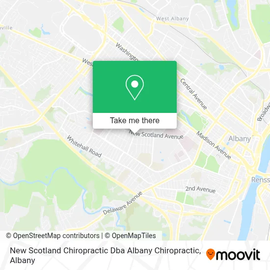 New Scotland Chiropractic Dba Albany Chiropractic map