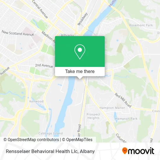 Rensselaer Behavioral Health Llc map