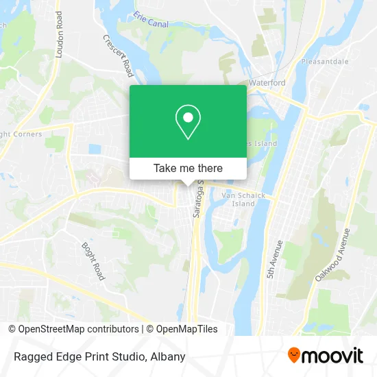 Mapa de Ragged Edge Print Studio