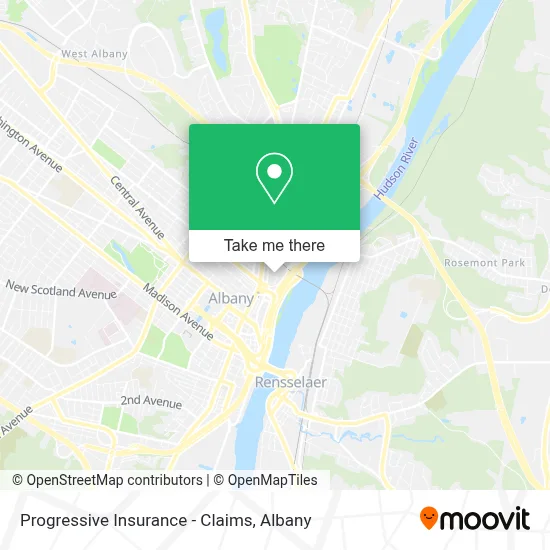 Progressive Insurance - Claims map