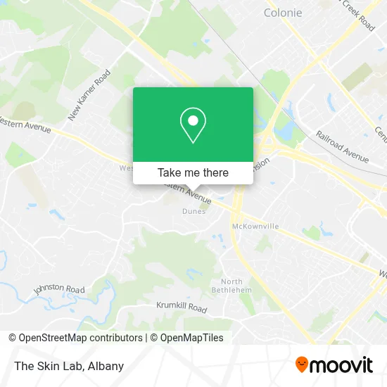 The Skin Lab map