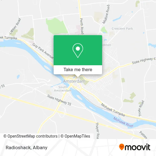 Radioshack map
