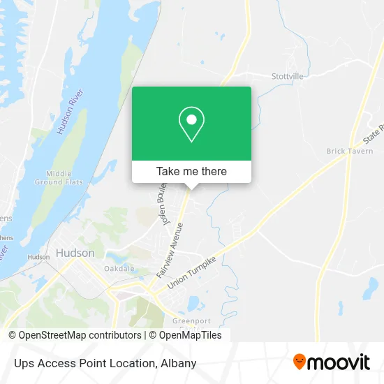 Ups Access Point Location map