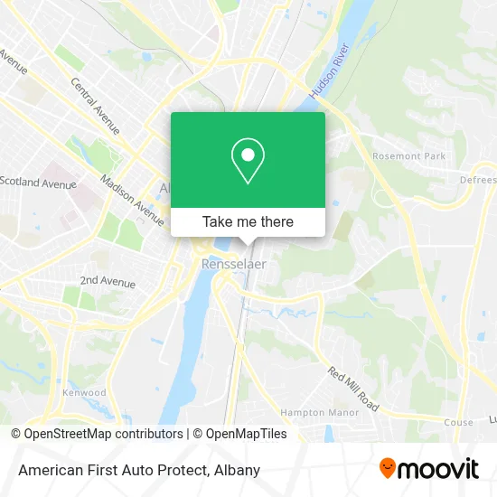 American First Auto Protect map