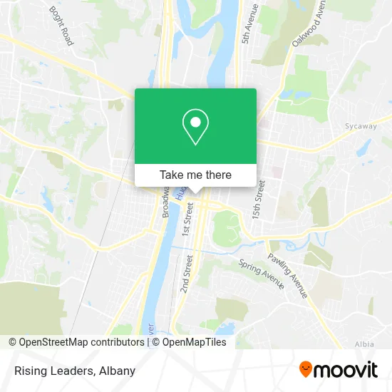 Rising Leaders map
