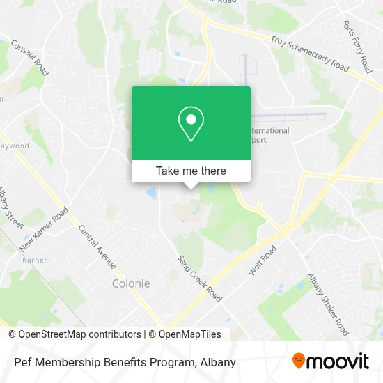 Pef Membership Benefits Program map